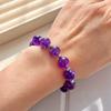 10mm Retro Natuurlijke Amethist Armband Basis Dagelijkse Armband