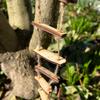 DIY Decorative Accessory Fairy Bridge Rope Ladder Wooden Micro Landscape Decoration
