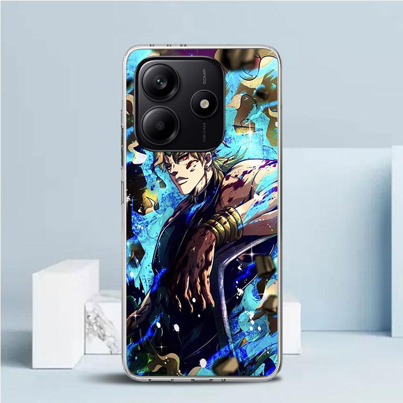 JoJo Adventure Dio Diego Brando Měkký kryt pro telefon Xiaomi Redmi Note 15 14 13 12 Pro Plus 14S 11S 11T 11E 10S 10 4G Vzor