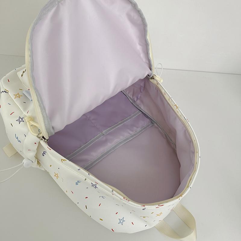 Star Backpack Junior Senior High School Schoolbag Women's Lightweight Large Capacity Backpack