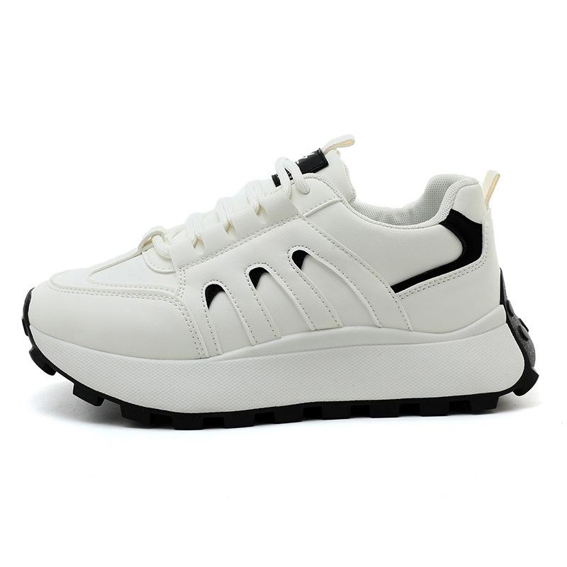

YB-2F55 women s shoes 2025 new summer breathable and heightened Forrest Gump sports shoes platform-soled versatile dad shoes 40 білий