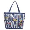 Fashion Korean version handbag casual commuter shoulder bag women's big bag ins new women's alphabet canvas tote bag
