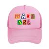 Make Art Collage Sticker Mesh Baseball Cap