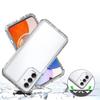 For Samsung Galaxy A14 5G/4G Clear Phone Case Acrylic+TPU 3-in-1 Design