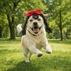 Adjustable Pet Head Cover Bow Pet Headgear Creative Cat Cosplay Headwear  Cosplay Events