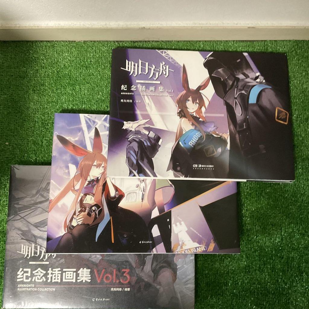 [USED] Arknights Commemorative Art Book Illustration Collection Vol. 1-3 Arknights Official Foreign Book Chinese