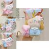 Sleeping Cat Plush Keychain With Pillow Hugging Design For Kids And Collectors