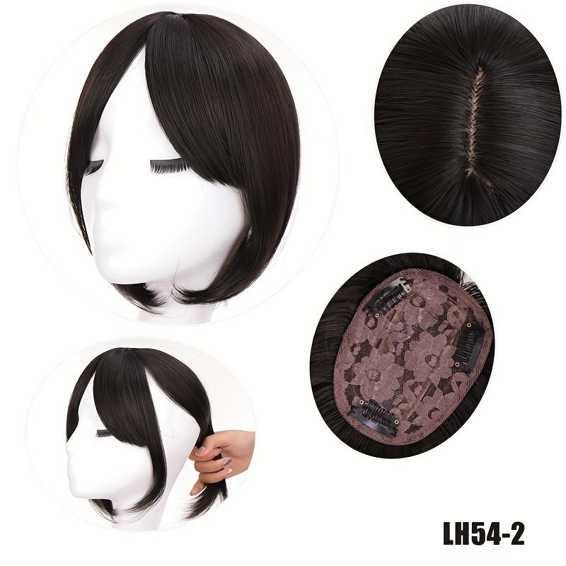

Синтетичний Топпер для Волосся для Жінок Обрізана Чубчик-вісімка Зверху Додати Об єм Пухнастий Волоссяний Пасмо, щоб Приховати Сивину Накладний Чубчик Легкий Волоссяний Пасмо