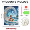 Disney Pearl Painting Moana Wave Fantasy Creative Art 5D Pearl Embroidery Cross Stitch Kit Handmade DIY Home and Room Decor Gift
