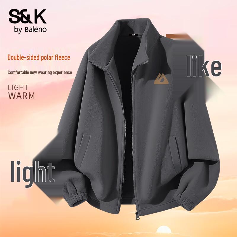 Baleno Men's Heavyweight Double-Sided Fleece Lined Winter Jacket