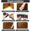 1pc 1m/39.37in Door Sealing Strip Self-adhesive Gap Filling Sealing Strips Insect Proof Brush Strip Windproof Soundproof Door
