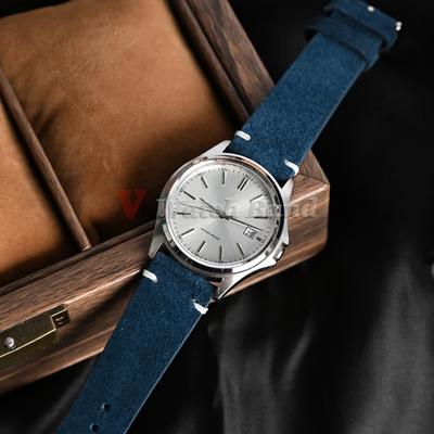 Schnellverschluss Weiches Wildlederarmband 14mm 16mm 18mm Armband 20mm 22mm Braune Uhrenarmbänder Kalbsleder Armband Damen&Herren Accessoires