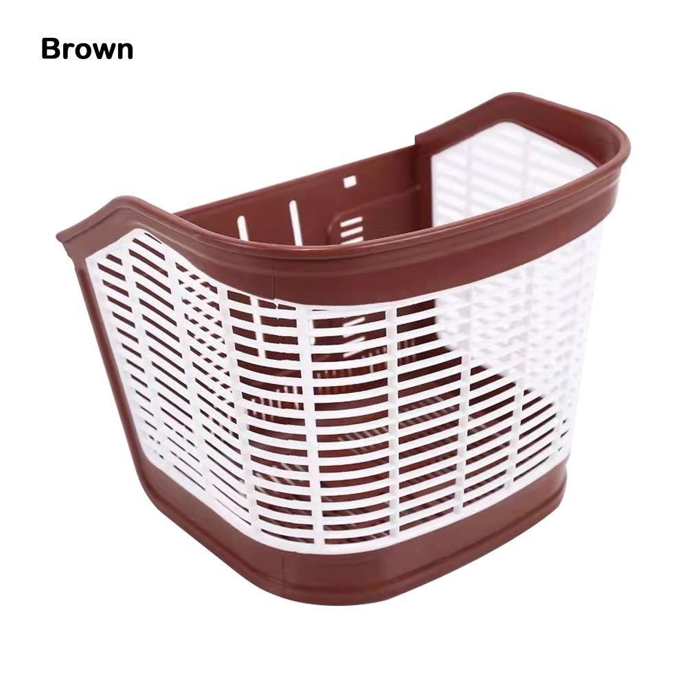 

Plastic Kids Children Bike Basket Hollow Scooter Handlebar Basket Rear Cycling Accessories