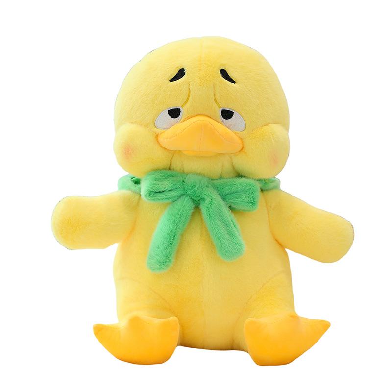 Annoying Duck Plush Toy Throw Pillow Cuckold Duckling Doll Soothing Doll Short Plush Doll