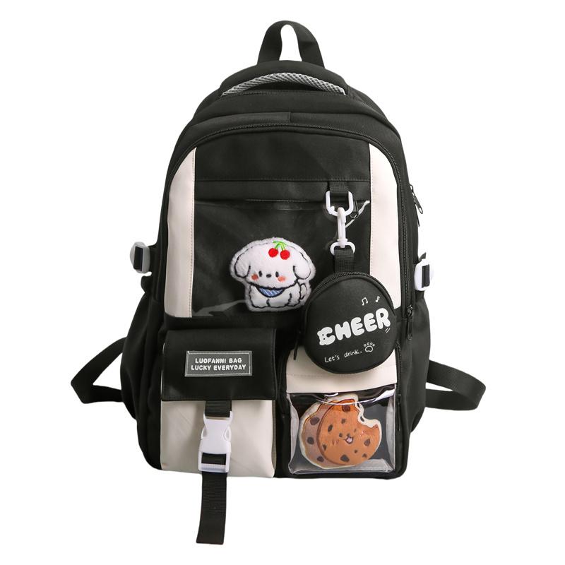 Lightweight Student Schoolbag Women's Large Capacity Travel Backpack Backpack