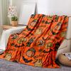 1pc Halloween Theme Flannel Blanket,Warm Lightweight Plush Blanket For All Seasons, Halloween Christmas Gifts-300gms