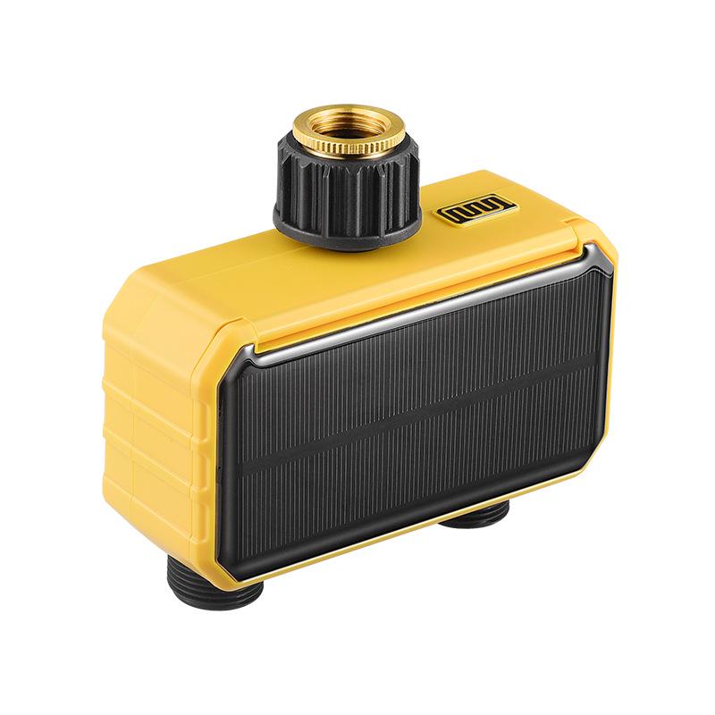 Solar-Powered Smart Micro-Sprinkler Automatic Dual-Channel Drip Irrigation System for Household Plants