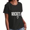 Raketenstart Wounisex Baumwoll-T-Shirt, Reine Baumwolle Hochwertiger Druck, Langlebig, Freizeit Und Mode.Mit Einem Coolen Weltraumraketen-Design, Stilvoll A