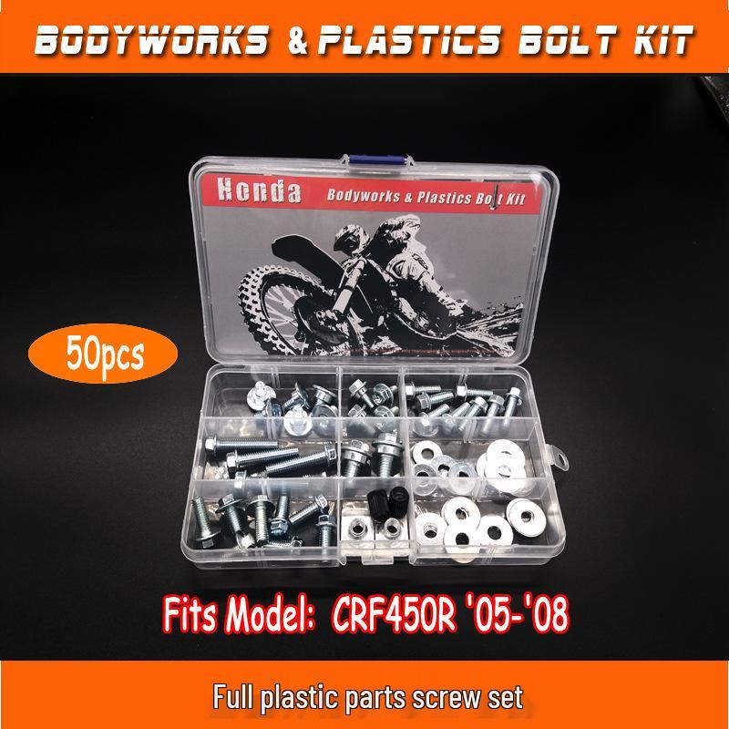 

50PCS Off-Road Motorcycle Plastic Parts Screw Set for Honda
