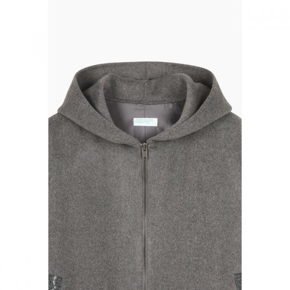 Benetton Hood Coat Bactf1561