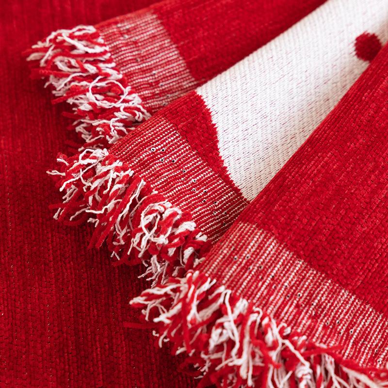 Nordic Sofa Cover Cloth Simple Modern Non-Slip Sofa Cushion Four Seasons Universal Cover Cloth Anti-Scratching Thickened Chenille