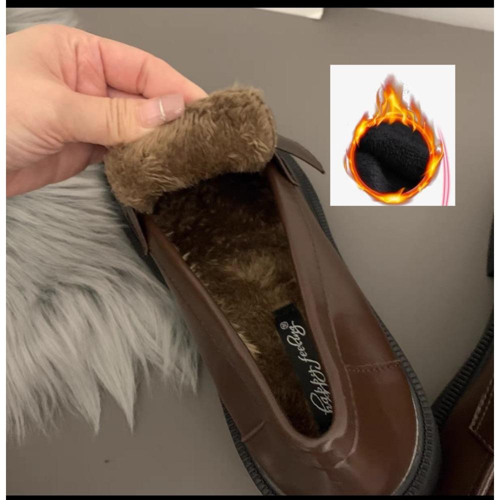 

Британский небольшой ароматный стиль с бархатными туфлями для женщин 40