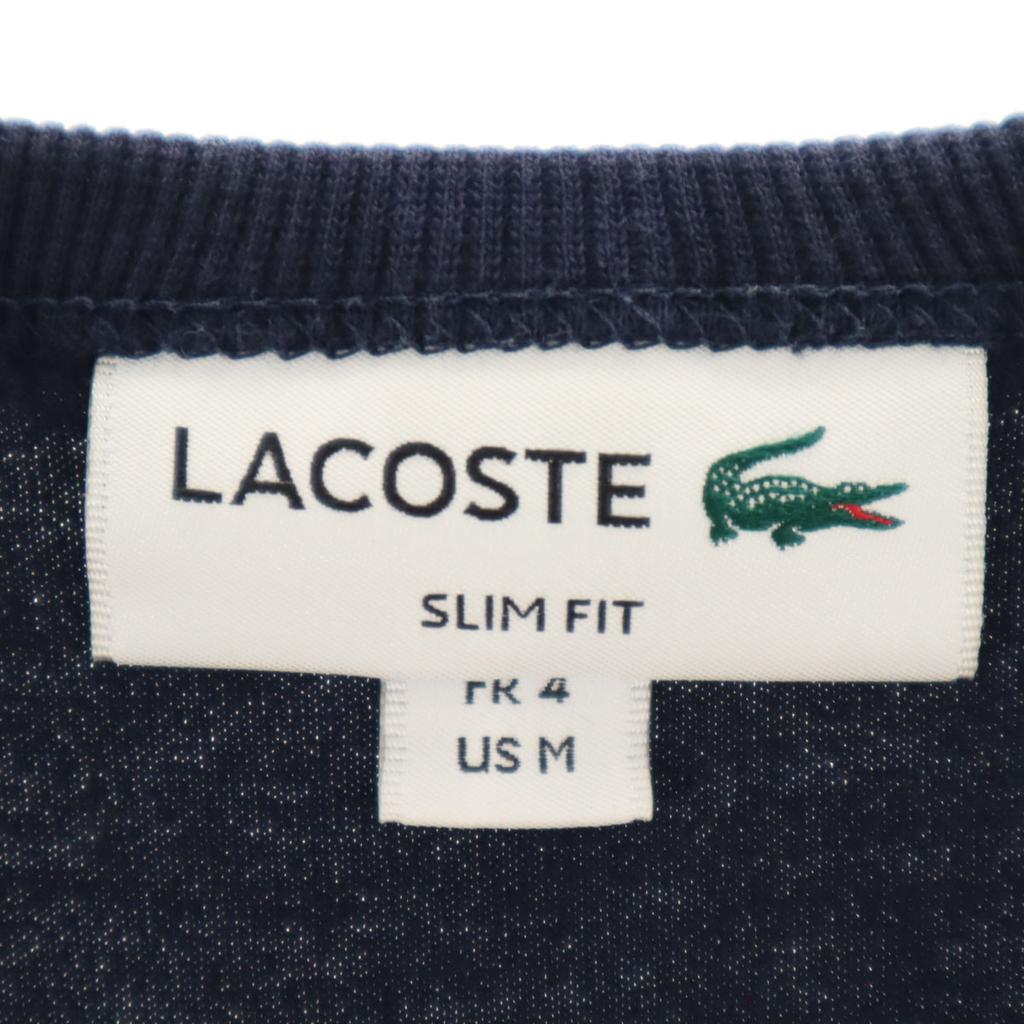 Lacoste Short Sleeve Slim Fit T-shirt M Navy Men's Used