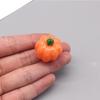Cute 3D Mini Pumpkin Pendant, Charming and Fun Halloween Food Design, Suitable for DIY Earrings, Keychain Materials, Personalized Holiday Accessories