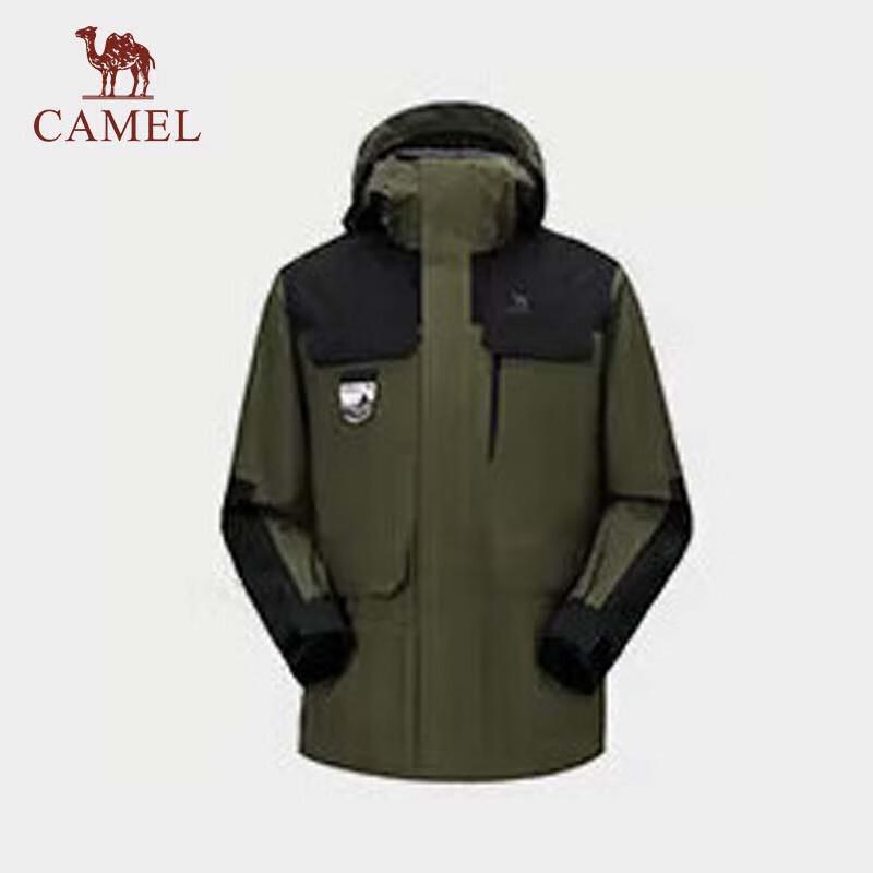CAMEL Men s Color-block Outdoor Windbreaker XXL