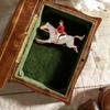 Rhinestone Decoration Horse Rider Brooch Baroque-Style Lapel Decoration  Men Women