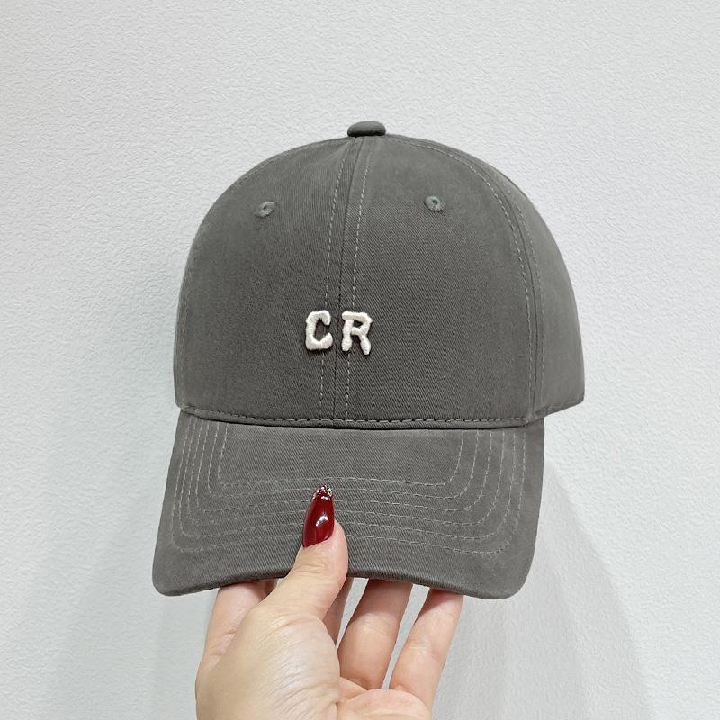 

Бейсболка с вышивкой в винтажном стиле — регулируемая, однотонная, с козырьком, стильная, с солнцезащитным козырьком — идеально подходит для женщин и мужчин весной и летом Adjustable