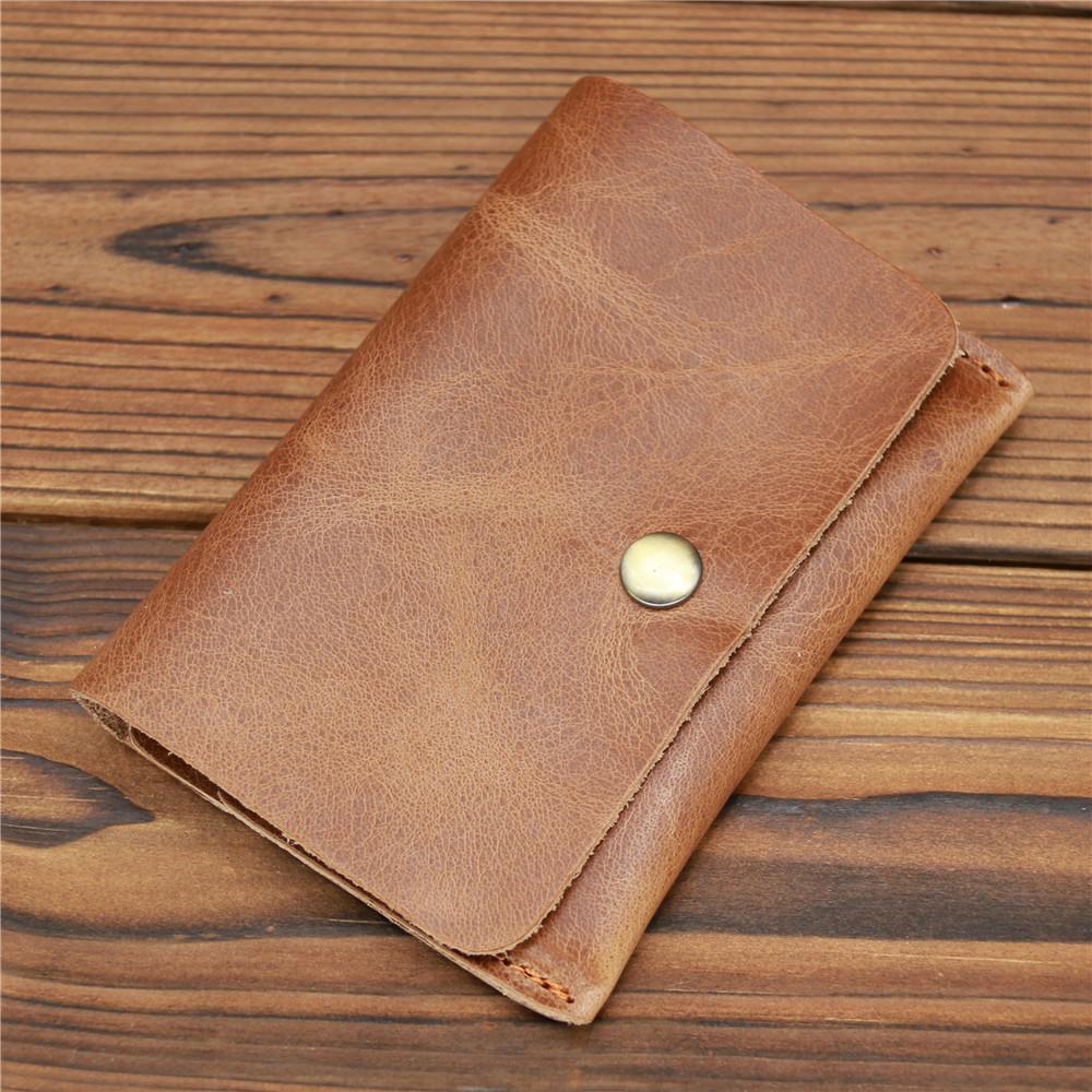 Bolsa para tarjetas cartera de hombre simple retro casual tarjetero