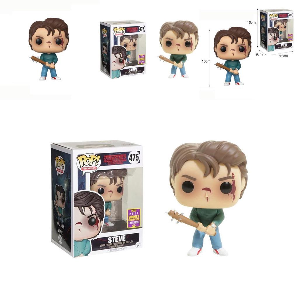 Funko Pop Stranger Things Dustin Steve Figure Toy Mini Movie Characters Collection