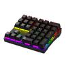 Hot Swappable 33Key Mechanical Number Pad Featuring RGBs Lighting Mode USB Wireds Connectivitys Ergonomic For Efficient Data Entry