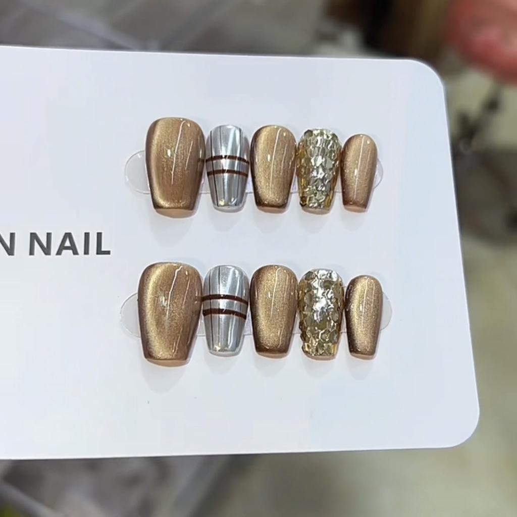 Pure Hand-made Phototherapy Wears Nail-eye Chocolate Biscuits with Finished Products That Can Be Removed Using Nail Art Patches