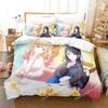 Hoshino Ichika Project SEKAI Bedding Set Polyester Quilt Cover Pillowcase Comforter King Queen Size Boys Adult Duvet Cover Set02