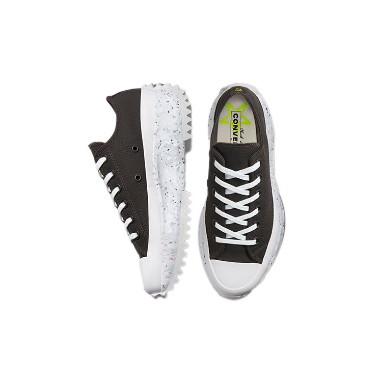 Converse Run Star Hike Classic Low Top Canvas Shoes Unisex Sneakers Black White 171574C