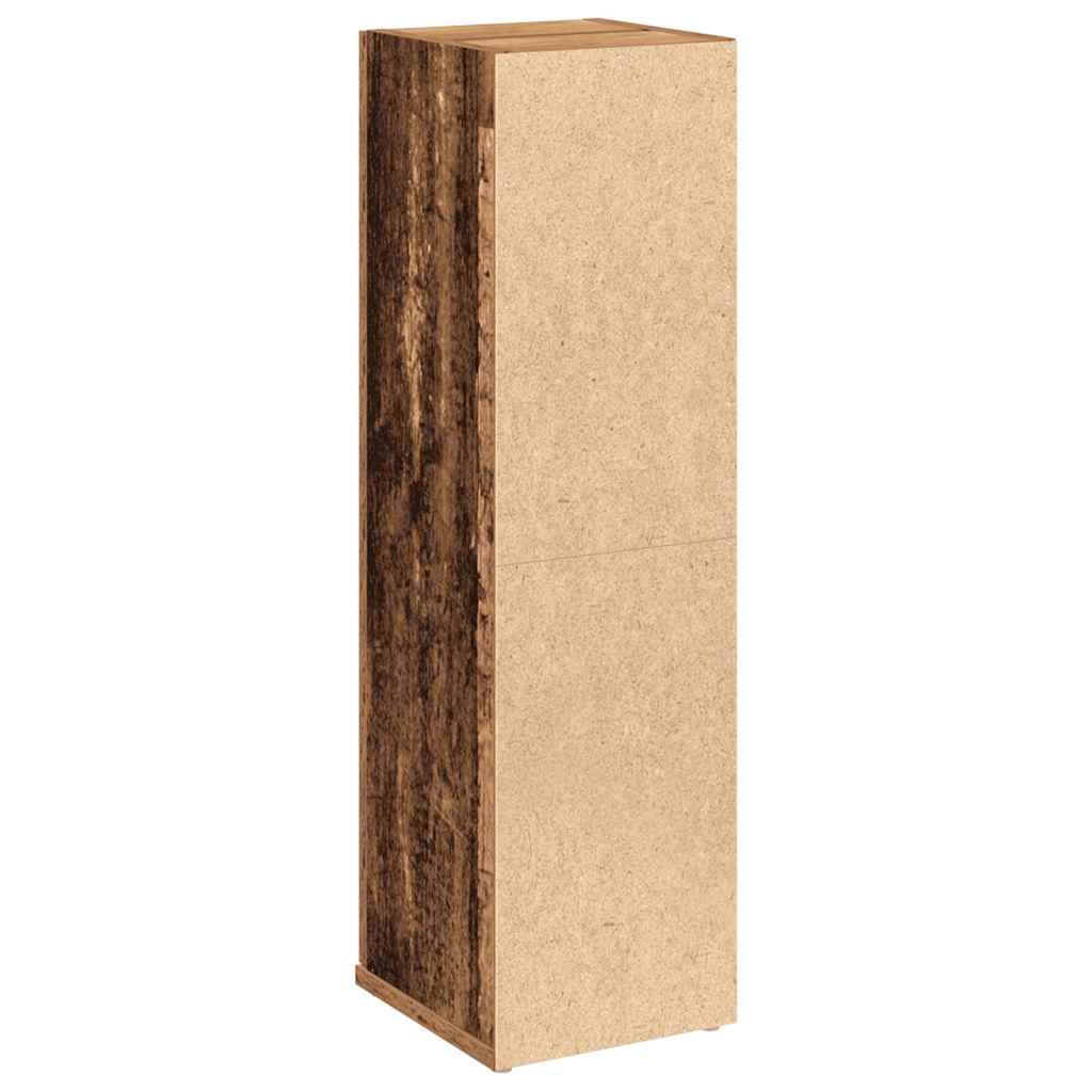 Bathroom Cabinet with Toilet Paper Holder Rustic Wood Look 20.5 X 22 X 72 Cm