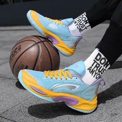 Real Combat Flicking Basketball Shoes Men  New Low-help Cushioned Wear-resistant Professional Sports Shoes