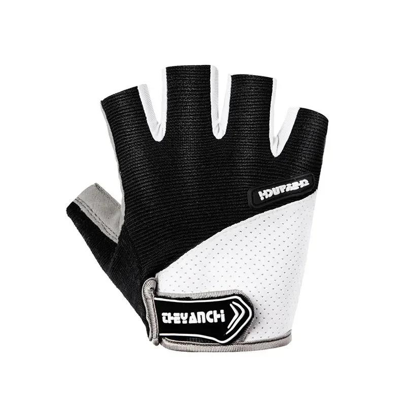 Guanti da Ciclismo in GEL Antiscivolo Resistenti agli Urti Mezzo Dito Sportivi Resistenza Uomo e Donna Estivi Traspiranti Palestra Fitness Guanti da Bici MTB