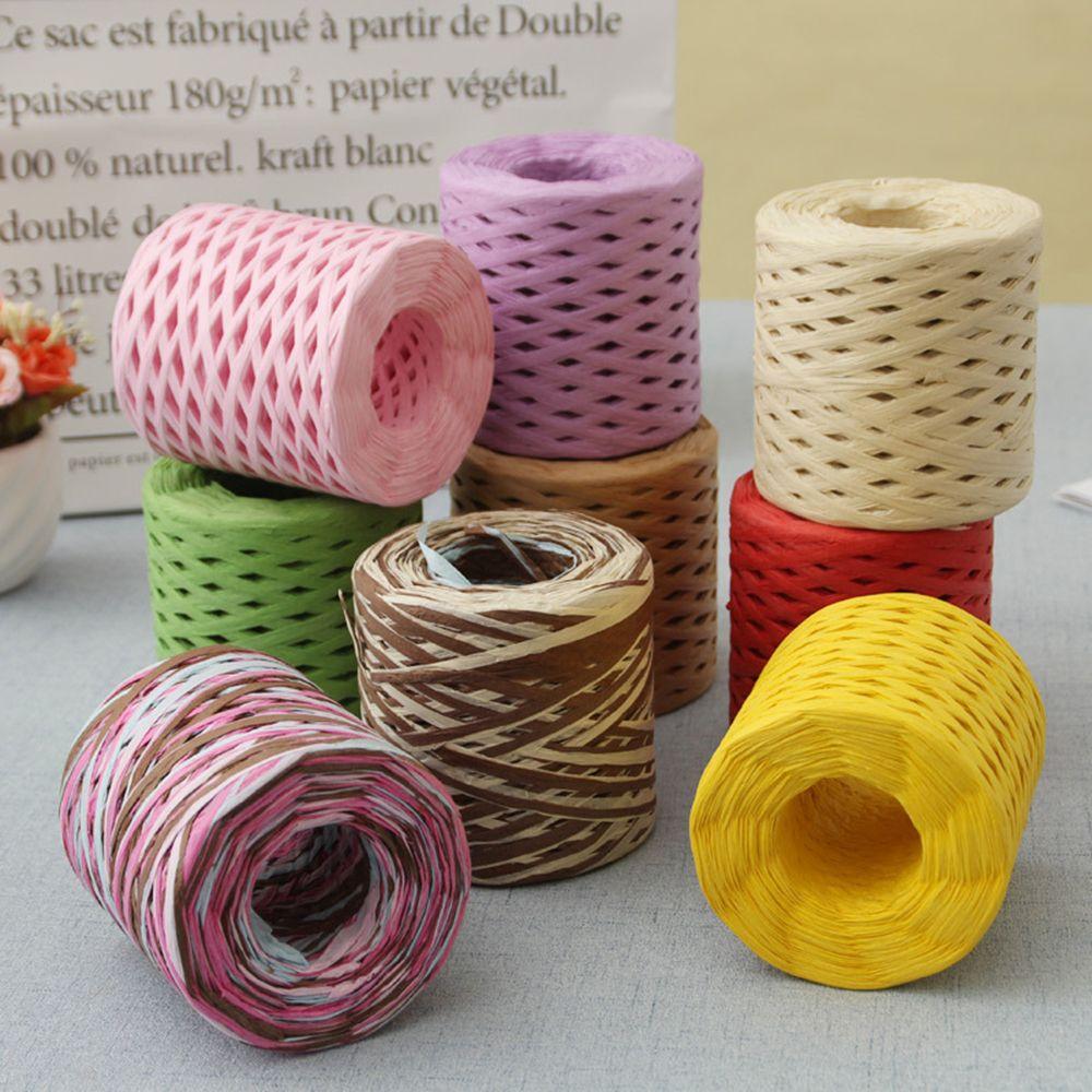 Environmentally Friendly Paper Rope Lafite Packaging Tape Manual Braided Rope Decorative Rope