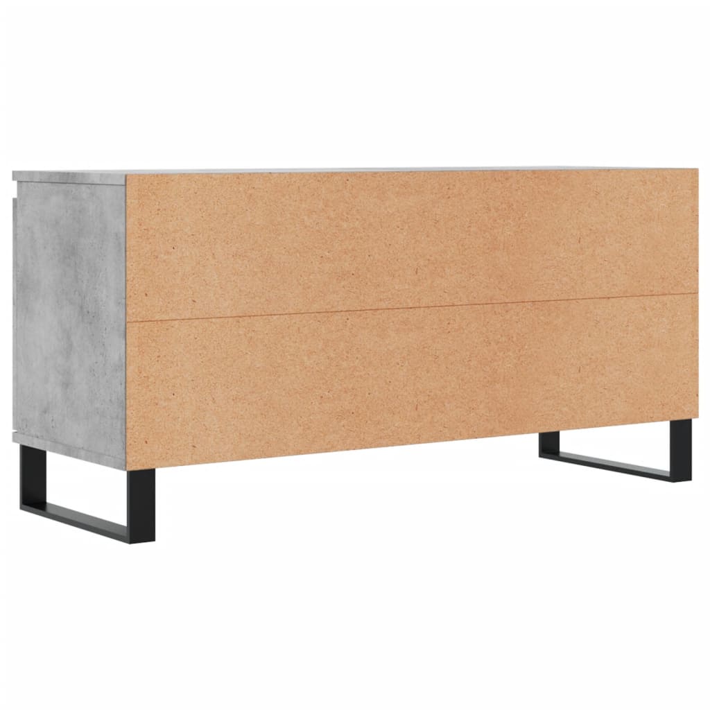 TV Stand Concrete Grey 104 x 35 x 50 cm Particleboard