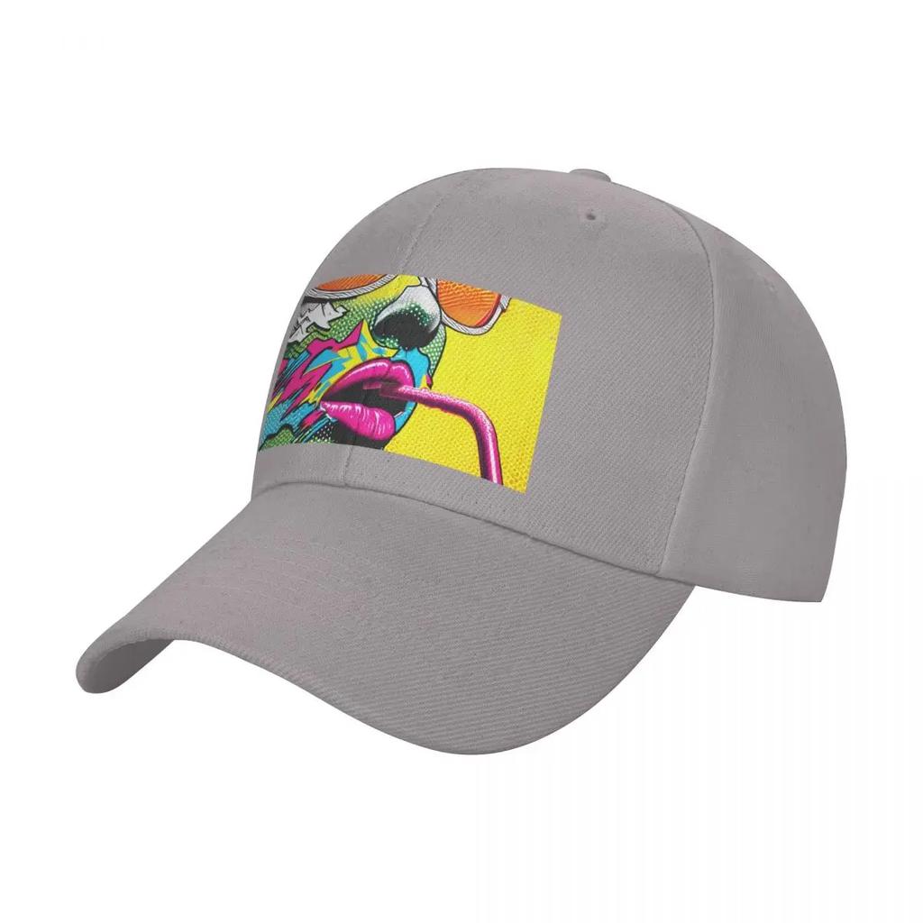 Neon Nostalgia A Sip of Synthwave Baseball Cap Sunhat Bobble Hat New Hat Uv Protection Solar Hat For Girls Mens