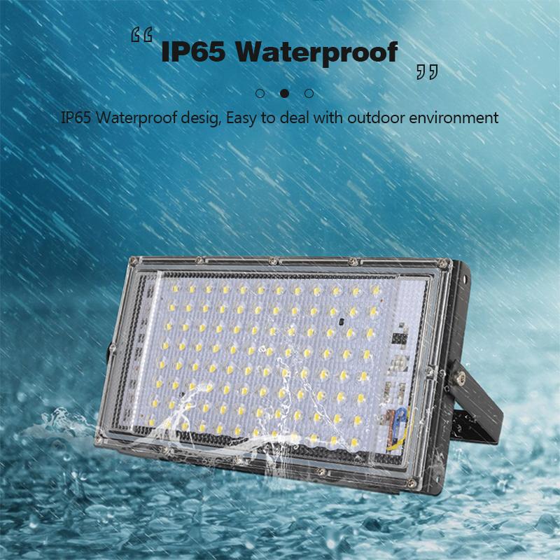 Led Flood Light 50W 100W 200W IP65 Waterproof LED 220V Outdoor Floodlight Spotlight LED Reflector Street Lamp Wall Flood Lights