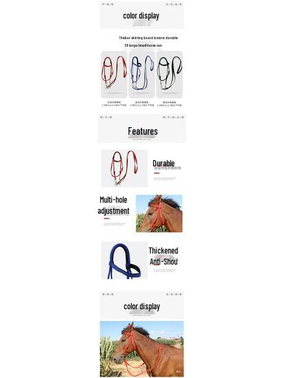 Adjustable Horse Bridle & Harness Set with Water Bridle, Bit & Handmade Reins - Equestrian Gear