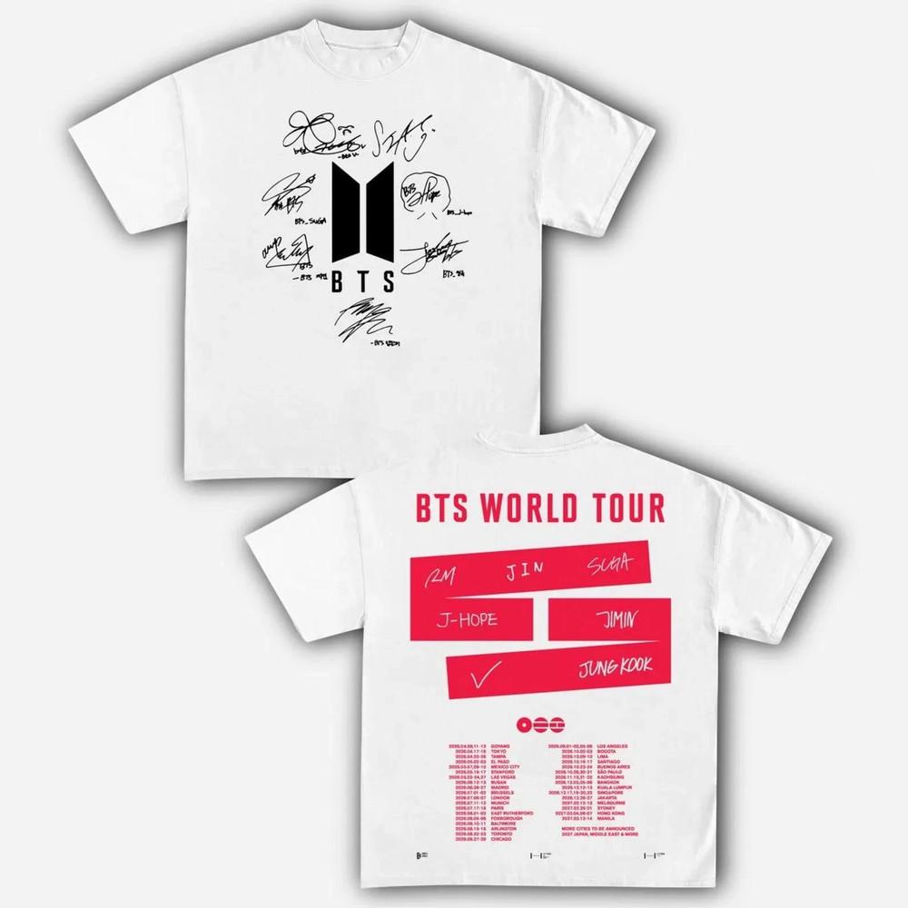 BTS 2026 World Tour Unisex TShirt Unisex T-Shirt XXL