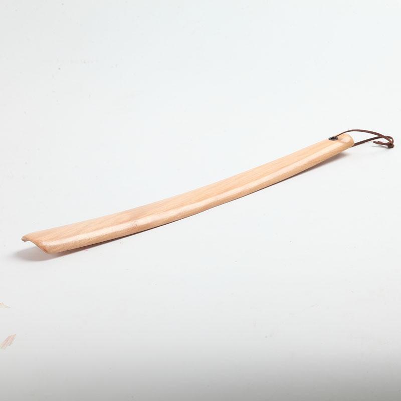 1pc 38cm Professional Wooden Shoe Horn Flexible Long Handle Shoehorn Useful Shoe Lifter Professional Shoe Spoon Home Tools