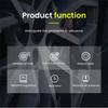 Wireless Car TPMS Tire Pressure Monitoring System Solar + USB Charging OBD2 Plug