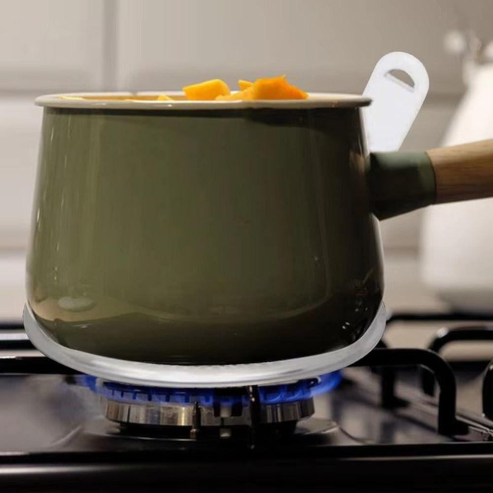 Wood Handle Insulation Pads Foldable Thermal Conductivity Mat Flame Guard Simmer Plate  Stovetop