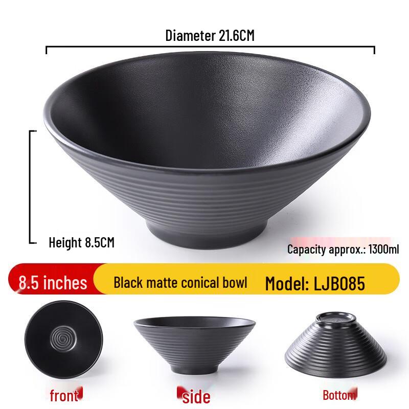 Japanese Style Melamine Noodle Bowl